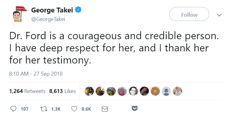George Takei tweet