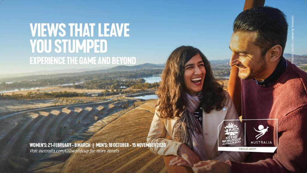 Tourism Australia has launched a new tourism campaign in India to drive visitors ahead of the T20 cricket world cup next year. This image features Canberra, ACT. PICTURE: SUPPLIED