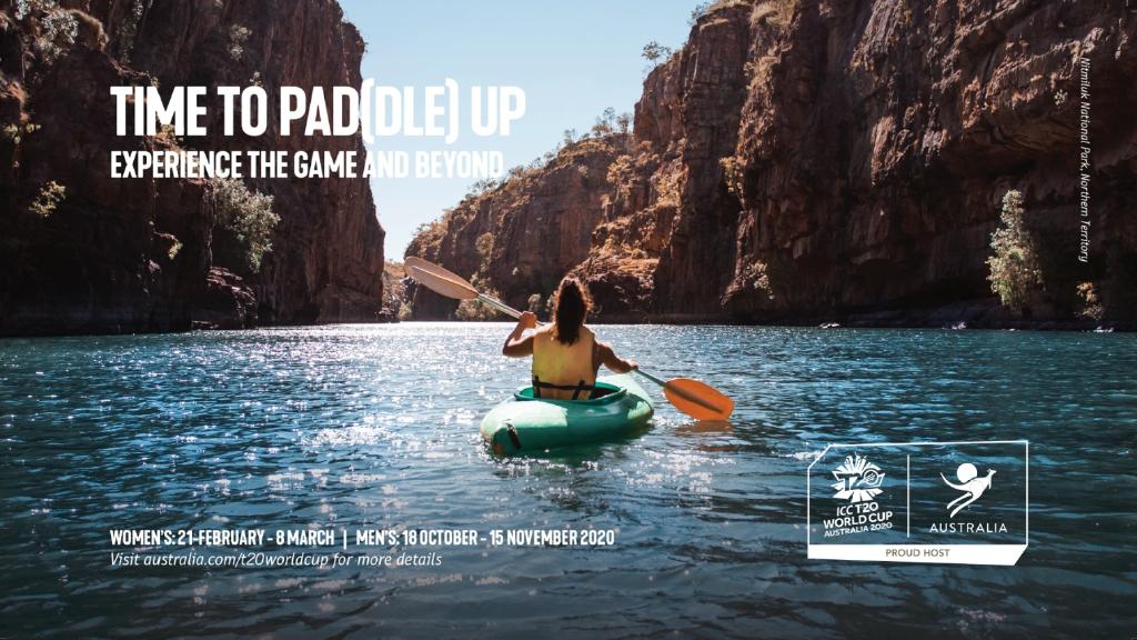 Tourism Australia has launched a new tourism campaign in India to drive visitors ahead of the T20 cricket world cup next year. This image features Nitmiluk National Park, Northern Territory. PICTURE: SUPPLIED