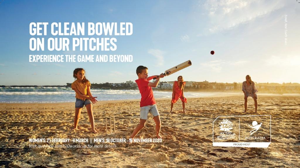 Tourism Australia has launched a new tourism campaign in India to drive visitors ahead of the T20 cricket world cup next year. This image features Bondi Beach, NSW. PICTURE: SUPPLIED